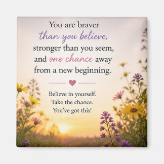 Inspirierend Motivierend Magnet