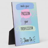 Inspirierend Motivierend Zitat über Leidenschaft u Fotoplatte (Seite)