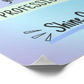 Inspirierend Motivierend Zitat über Leidenschaft u Poster (Ecke)