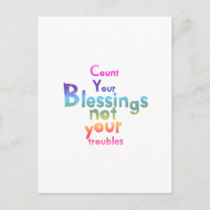 Inspirierend Nachrichten für hellere Tage Postkarte