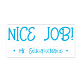 Inspirierend "NICE JOB!" Tutor-Feedback-Rubber-Bri Permastempel (Design)