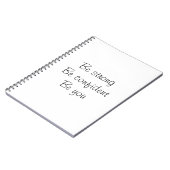 Inspirierend Notizbuch Notizblock (Linke Seite)