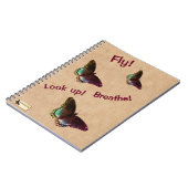 Inspirierend Notizbuch - steigen Sie oben Notizblock (Linke Seite)