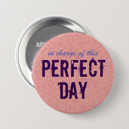 Inspirierend perfekter Tag Button (Vorne & Hinten)