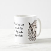 inspirierend Pferd Kaffeetasse (VorderseiteRechts)