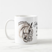 inspirierend Pferd Kaffeetasse (Links)