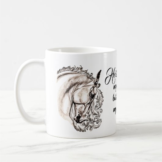 inspirierend Pferd Kaffeetasse (Links)