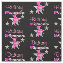 INSPIRIEREND PINK- UND SCHWARZE KUSTOM-GYMNASTIK-F STOFF