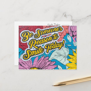 inspirierend positiv postkarte