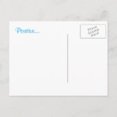 Inspirierend Positivziffer Postkarte (Rückseite)