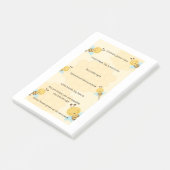 Inspirierend post-it klebezettel (angewinkelt)