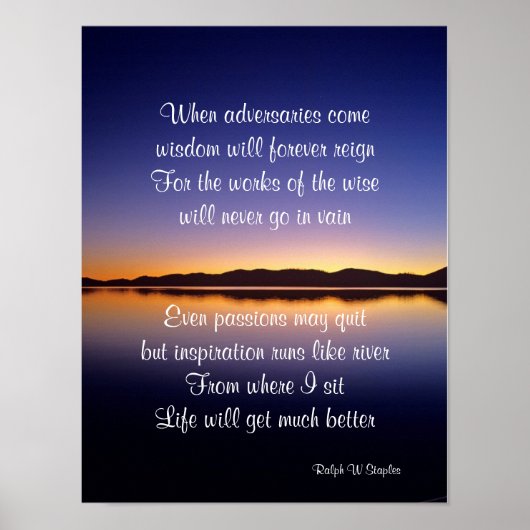 inspirierend poster (Vorne)