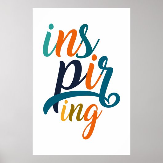 Inspirierend Poster (Vorne)