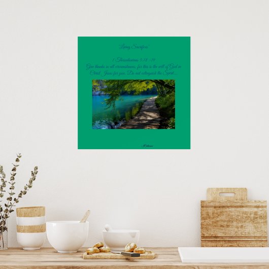 Inspirierend Poster (Küche)