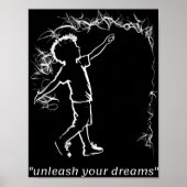 Inspirierend Poster: Entfesseln Sie Ihre Träume Poster (Vorne)