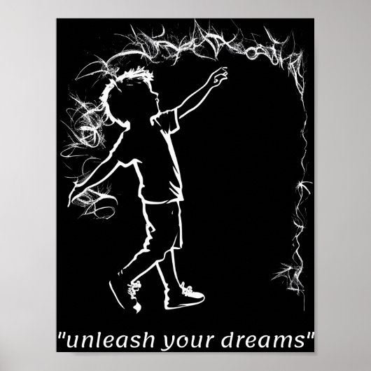 Inspirierend Poster: Entfesseln Sie Ihre Träume Poster (Vorne)