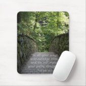 Inspirierend (Prov. 3: 6) Mausunterlage Mousepad (Mit Mouse)