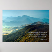Inspirierend | Psalm 121 Poster (Vorne)