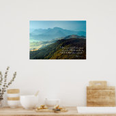 Inspirierend | Psalm 121 Poster (Küche)