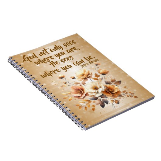Inspirierend Quote Spiral Notebook von Joyce Meyer Notizblock (Rechte Seite)