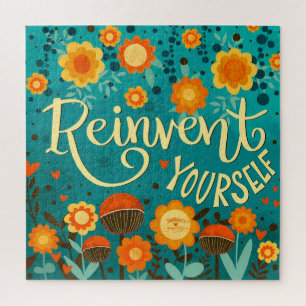 Inspirierend Reinvent sich selbst Aquamarin Puzzle