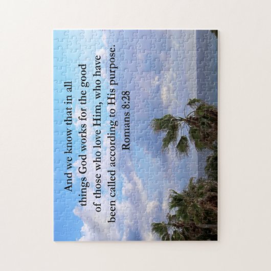 INSPIRIEREND ROMANS 8:28-DESIGN PUZZLE (Vertikal)