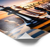 inspirierend Schachmauerkunst Fotodruck (Ecke)