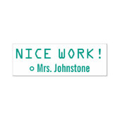 Inspirierend "SCHÖNE ARBEIT!" Briefmarke aus Kauts Permastempel (Design)