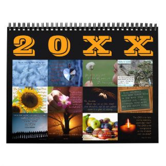 Inspirierend Schrifts-Kunst-Bibel-Vers-Kalender Kalender
