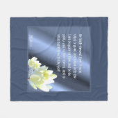 Inspirierend Schrifts-Vers-Decke Fleecedecke (Vorderseite (Horizontal))