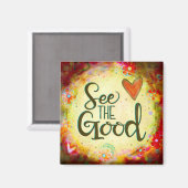 Inspirierend sehen die gute Hübsche Herzinspiriert Magnet (Vorderseite/Rückseite)