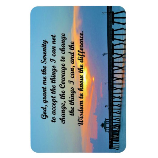 INSPIRIEREND SERENITY PRAYER MAGNET (Vertikal)