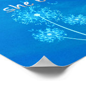 Inspirierend | Sie brauchte einen Helden, den sie Poster (Ecke)