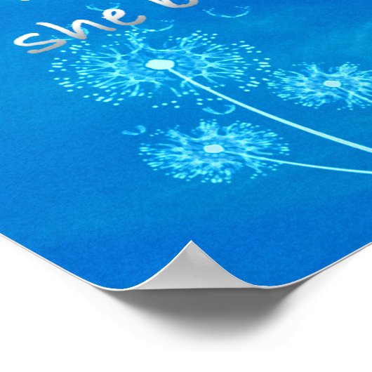 Inspirierend | Sie brauchte einen Helden, den sie  Poster (Ecke)