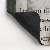 Inspirierend SOCRATES-Zitat Mousepad (Ecke)