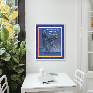 Inspirierend Spaß Whalprint - Sonnenuntergang Poster