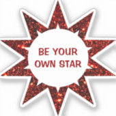 Inspirierend Star Aufkleber (Vorderseite)
