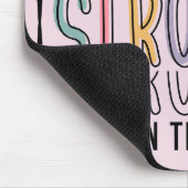 Inspirierend Stärker als der Sturm Mousepad (Ecke)