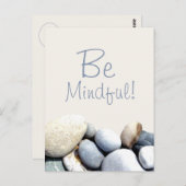 Inspirierend stylische Seidensteine Postkarte (Vorne/Hinten)