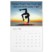 INSPIRIEREND SUNRISE GYMNASTICS QUOTE CALENDAR KALENDER (Jan 2026)