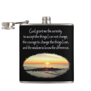 INSPIRIEREND SUNRISE SERENITY PRAYER DESIGN FLACHMANN
