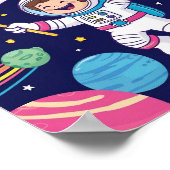 Inspirierend "Träum groß" für Kinder Poster (Ecke)