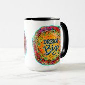 Inspirierend Traum große Inspiritivität Tasse (VorderseiteRechts)