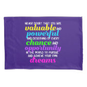 Inspirierend Traum-Zitat Hillary Clintons Kissenbezug (Vorderseite)