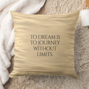 Inspirierend: Träumen heißt Reisen ... Kissen