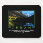 Inspirierend Traummausunterlage Mousepad (Vorne)