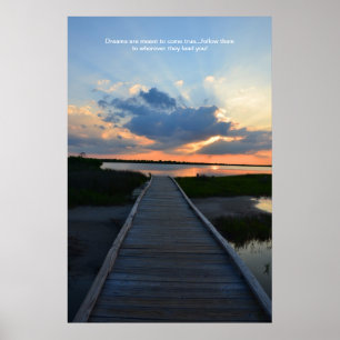 Inspirierend Traumplakat Poster