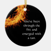 Inspirierend Überlebendmitteilung Keramikornament (Vorne)