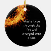 Inspirierend Überlebendmitteilung Keramikornament (Hinten)
