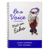 Inspirierend Vogelkunst | Sei eine Stimme, kein Ec Notizblock (Vorderseite)